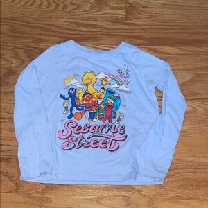 Sesame Street Kids Long Sleeve Tee - Sky Blue